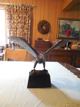 Load image into Gallery viewer, Great American Bronze Eagle Sculpture by Gilroy Roberts