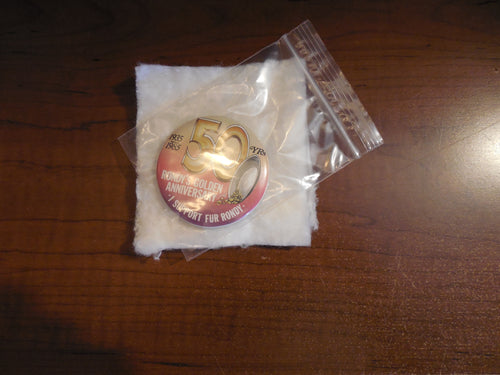 Fur Renedzvous Anchorage, Alaska 50th Booster Button