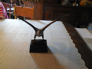 Great American Bronze Eagle Sculpture by Gilroy Roberts