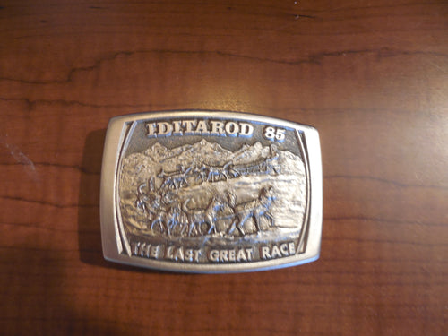 Iditarod 1985 Belt Buckle