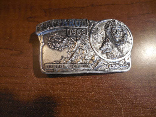 Iditarod 1986 Belt Buckle