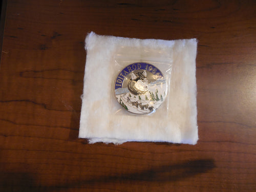 Iditarod 1986 Large Round Pin