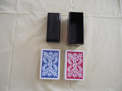 Kem Playing Cards in Black Plastic Case