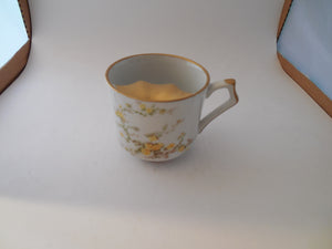 Mustache Cup with Matching Saucer Viletta's Arts