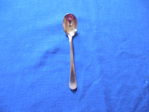 Small Silver Plated Spoon Victor S Co. 1/2