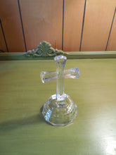 Load image into Gallery viewer, Vintage DePlomb Lead Crystal Glass Cross
