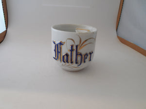 Vintage Father Mustache Cup