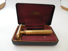 Load image into Gallery viewer, Vintage Gillette Razor in a black case