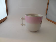 Load image into Gallery viewer, Vintage Mustache Cup with Unsual Handle