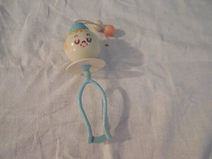 Waggie Wheels Celluloid Baby Rattle